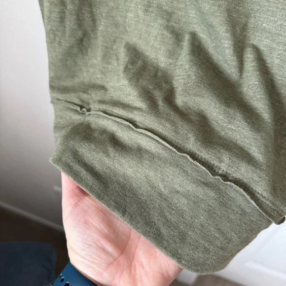 🎉HP!🎉 We the Free Saratoga Top Green Size Small Boho Asymmetric Off the Shoulder - Picture 12 of 14